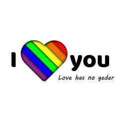 Be Proud LGBTQ+ Pride Logo Design with Rainbow. Vector Pride Design Template for Social Media Post, Banner, Logo, Symbol, Illustration 