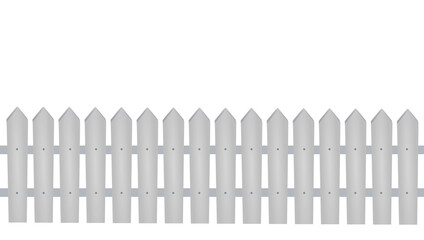 Obraz premium Wooden planks fence. vector illustration