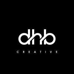 DHB Letter Initial Logo Design Template Vector Illustration