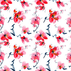 Blossom sakura pattern