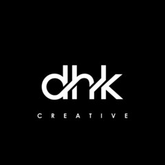 DHK Letter Initial Logo Design Template Vector Illustration