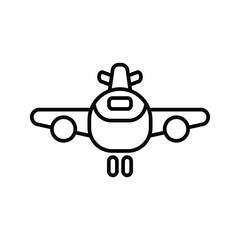 Plane icon. Airplane sign symbol. vector illustration