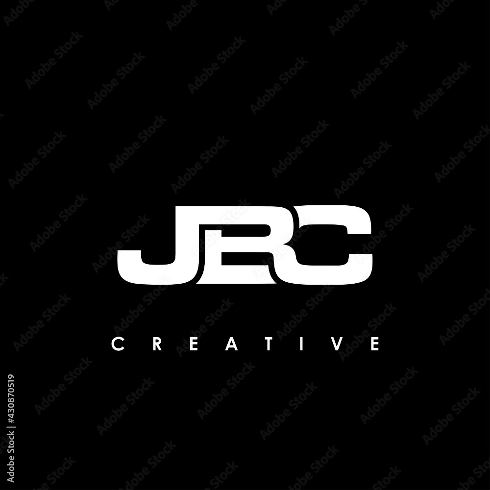 Wall mural jbc letter initial logo design template vector illustration