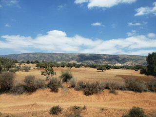 Fototapeta na wymiar Desert landscape of the mountains