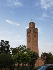 Obraz premium Koutoubia mosque in Marrakesh Morocco