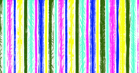 Colorful vector brush srokes texture. Distressed uneven background made of lines of different colors. Abstract distressed vector illustration. Overlay for interesting effect and depth. EPS10