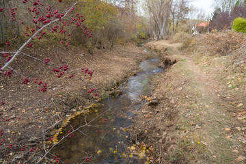 Autumn in Gudar mountains Teruel Aragon Spain
