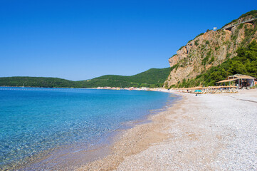 Bay near Jaz beach near Budva