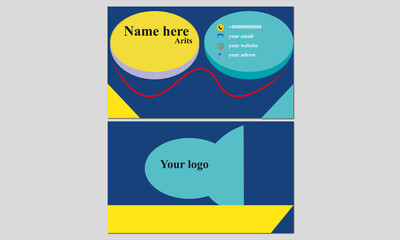 business card and template