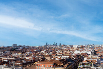 view of the city of Madrid