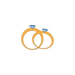 ring logo icon vector