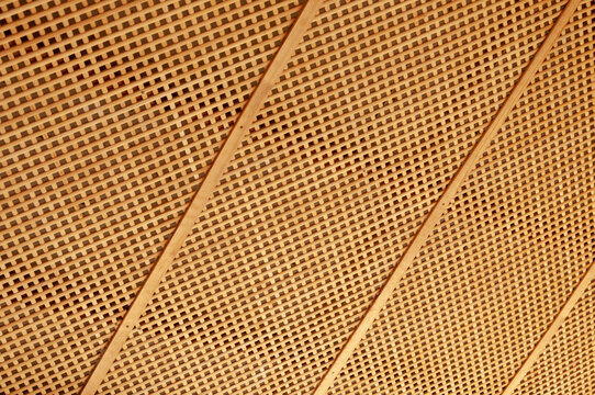Wooden Lattice for background. Texture for design. Wooden cross or lattice wall or roof