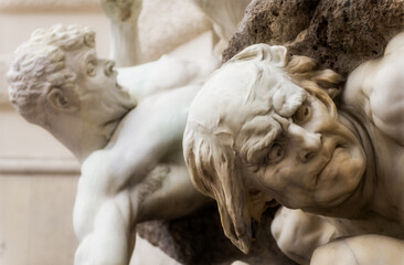 Naklejka premium fountain figures