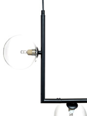 stylish round lamp in high-tech style