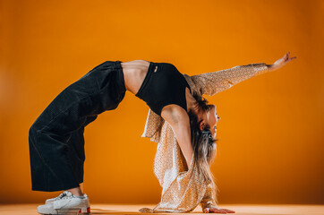 Modern dance routine