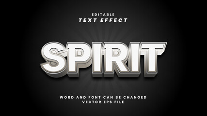 Spirit text effect