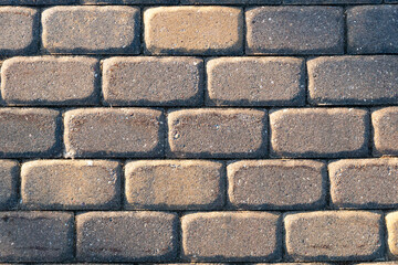 Paving bricks pattern background. Abstract wallpaper