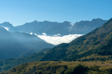 Tena valley from Formigal Huesca Aragon Spain