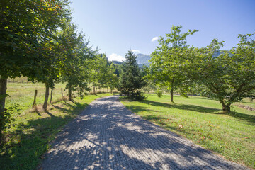Mountains in Oñati Guipuzcua Basque country Spain