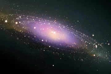 Weltraumhintergrund mit alter Galaxie © Peter Jurik