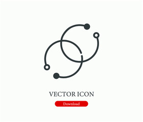 Bracelet vector icon.  Editable stroke. Linear style sign for use on web design and mobile apps, logo. Symbol illustration. Pixel vector graphics - Vector