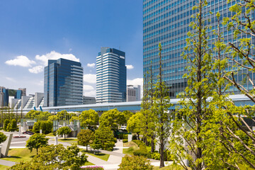 Fototapeta premium (東京都ｰ都市風景)ビッグサイト周辺の風景７