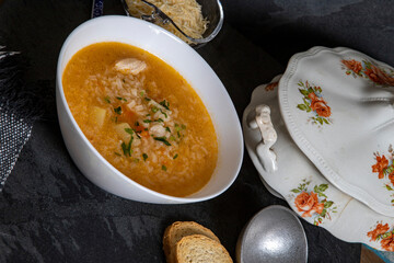 Brazilian cuisine, Chicken soup traditional Brazil dishes