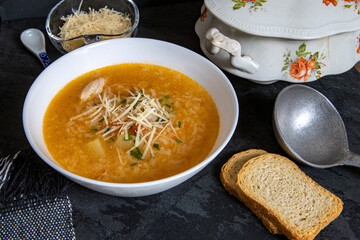 Brazilian cuisine, Chicken soup traditional Brazil dishes