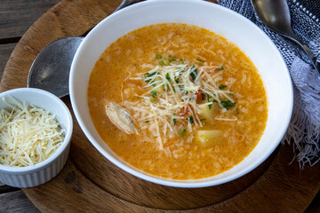 Brazilian cuisine, Chicken soup traditional Brazil dishes