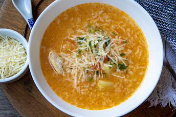 Brazilian cuisine, Chicken soup traditional Brazil dishes