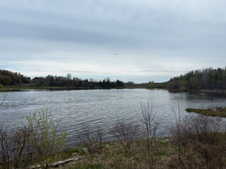 A river in a country setting