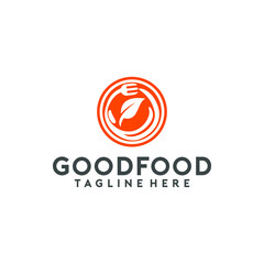 Good food logo concept for food logo vector.