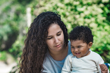Fototapeta premium Mother and child