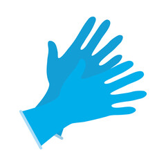 medical gloves icon