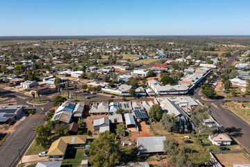 Obraz premium The outback town of Cunnamulla, Queensland, Australia.
