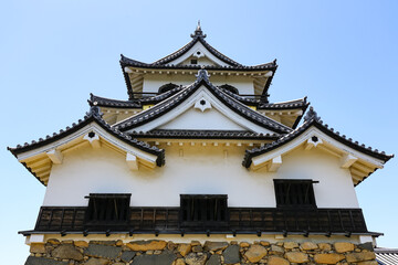 Obraz premium 国宝・彦根城の天守閣（彦根市・岐阜）