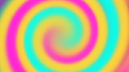 Swirling blurred gradient background of purple green pink and orange colors with copy space for graphic design, poster and banner. Abstrakt holidays party concept