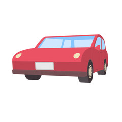 Obraz premium デフォルメ自動車