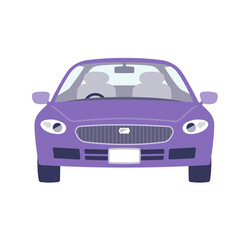 Fototapeta premium かわいい自動車セダン