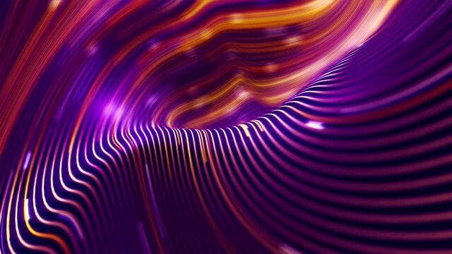 4K abstract background with stars trails element, neon, and elegant visual, fiction and technology techy scene