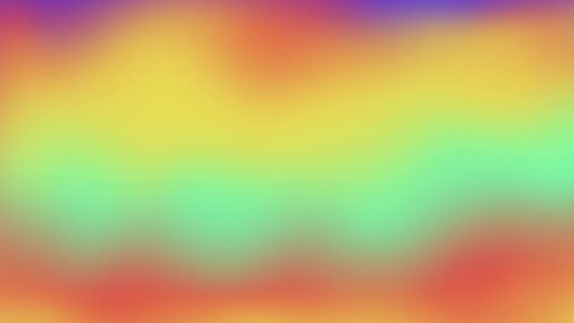 Rainbow color blurred gradient with lights us background with copy space for graphic design. 4k motion animation Gay Pride LGBT concept