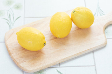 国産レモン　素材写真