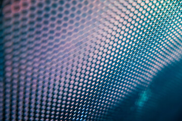 Fototapeta premium CloseUp LED blurred screen. LED soft focus background. abstract background ideal for design.