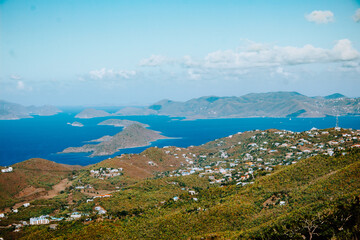 Fototapeta na wymiar tropical islands in the Caribbean 