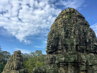 Fototapeta na wymiar Bayon Temple, Angkor Ruins, Cambodia