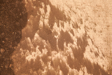 Waves of dust and sand on the ground, Sand texture background, Abstract background.