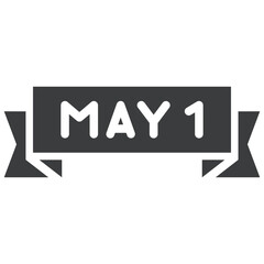 Obraz premium may day ribbon