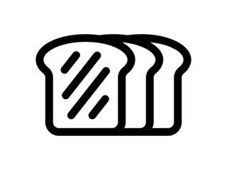 toast slice of bread icon 