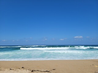 beach and sea