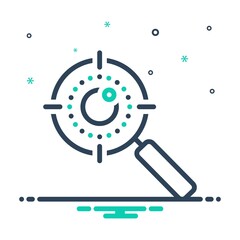 Obraz premium Mix icon for observer